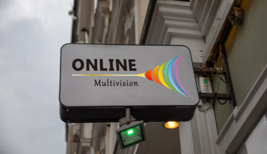 「Multivision ONLINE」さまのロゴ　logo No.015